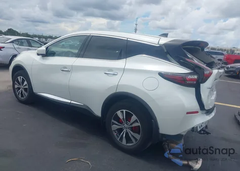 2022 Nissan Murano S Intelligent Awd z USA, uszkodzony, nr VIN 5N1AZ2ASXNC121965